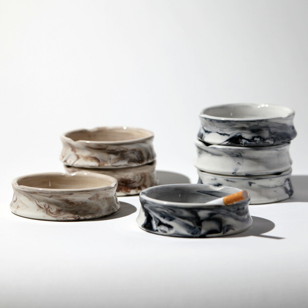 楽天市場】MARBLE ASHTRY / マーブル アシュトレイ 直径11cm×H3cm 喫煙