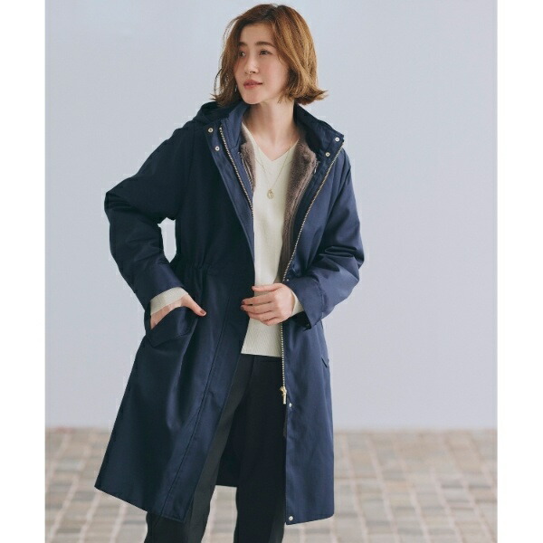 楽天市場】【撥水】4WAYフェイクファーライナーロングマンパ／グローブ