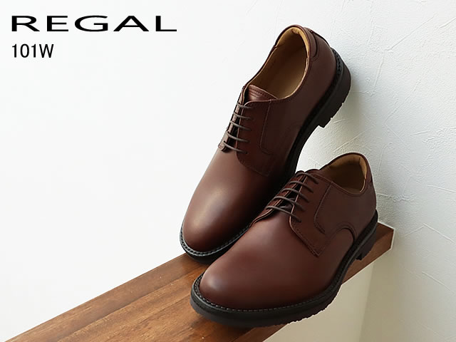REGAL Walker リーガルウォーカー プレーントウ 101WAH DARK BROWN