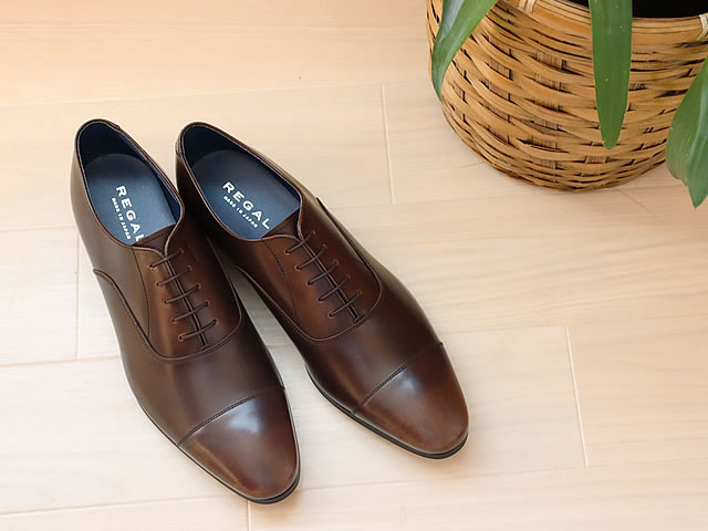 REGAL リーガル ストレートチップ 21VR DARK BROWN ダークブラウン