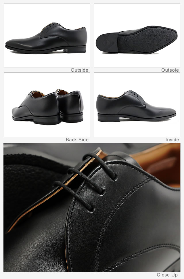 REGAL リーガル プレーントゥ 24CL BLACK ブラック クールマックス