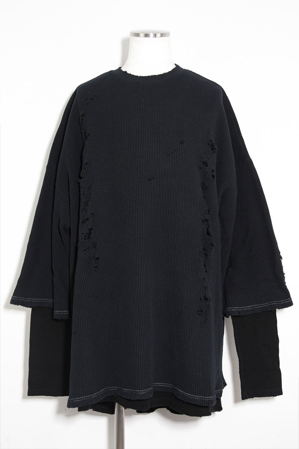 A.F ARTEFACT - ダメージレイヤードオーバーサイズトップス / Damage