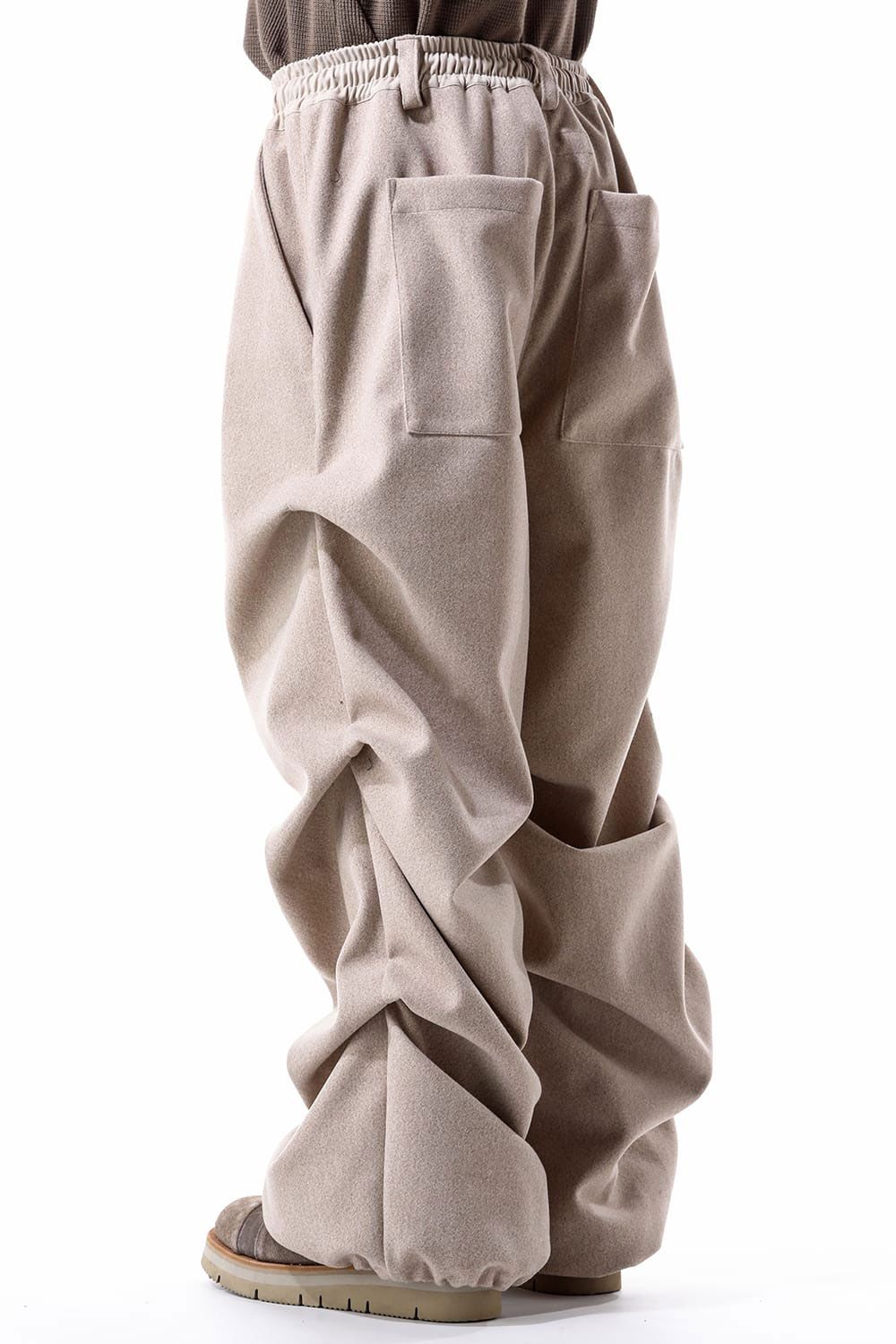 A.F ARTEFACT - タックワイドパンツ / Tuck Wide Pants / ベージュ