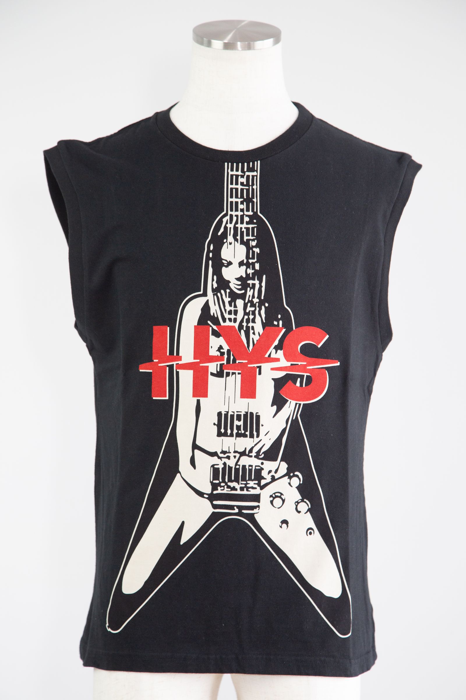 HYSTERIC GLAMOUR - FLYING V ノースリーブTシャツ / ホワイト | Tempt