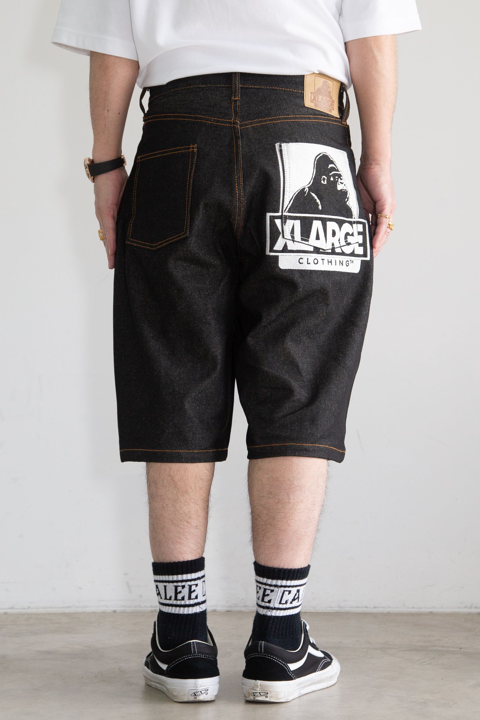 XLARGE - OG DENIM SHORT PANTS / ブラック | Tempt