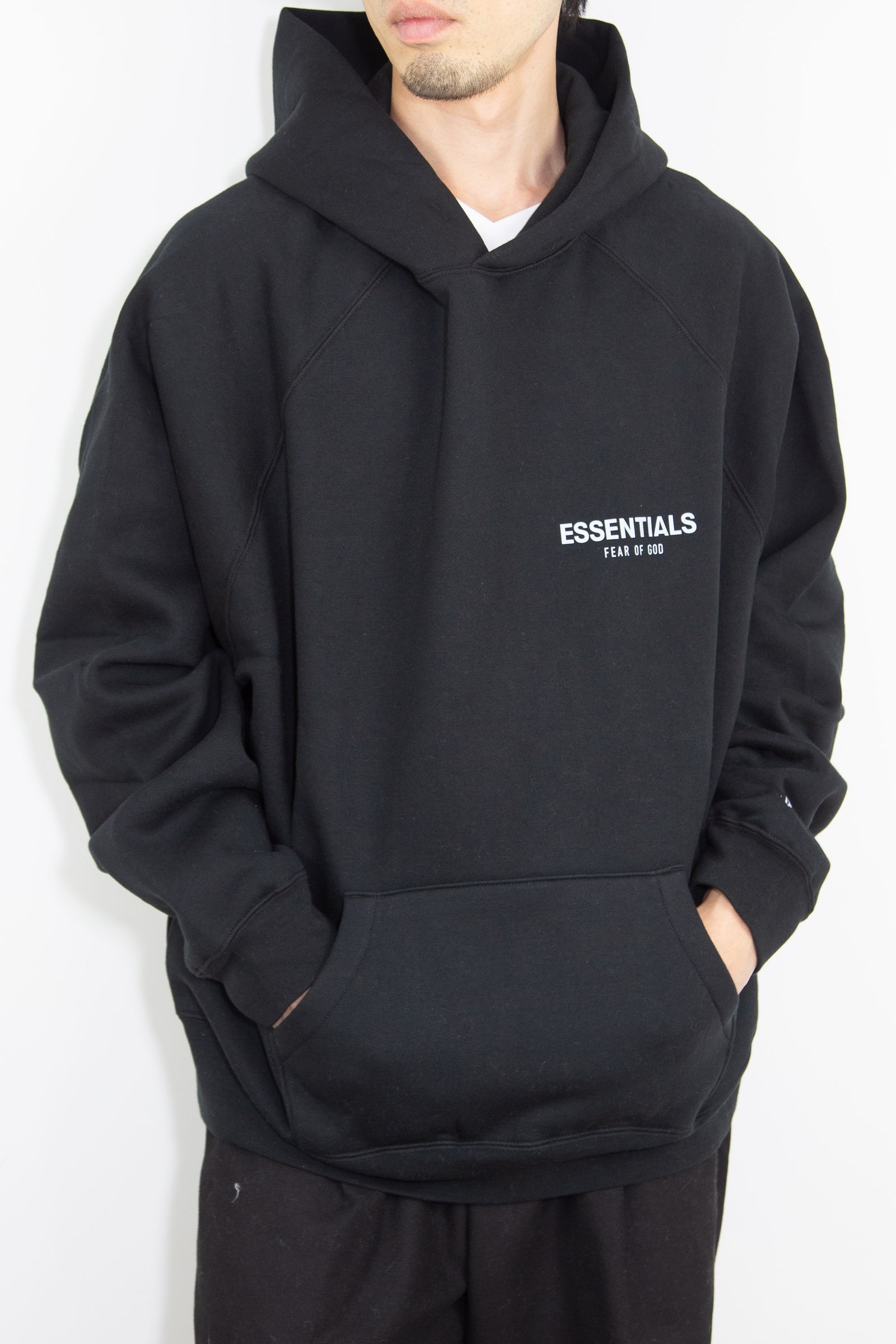 FOG ESSENTIALS - 21FW 1POINT LOGO SWEAT HOODIE / ブラック | Tempt