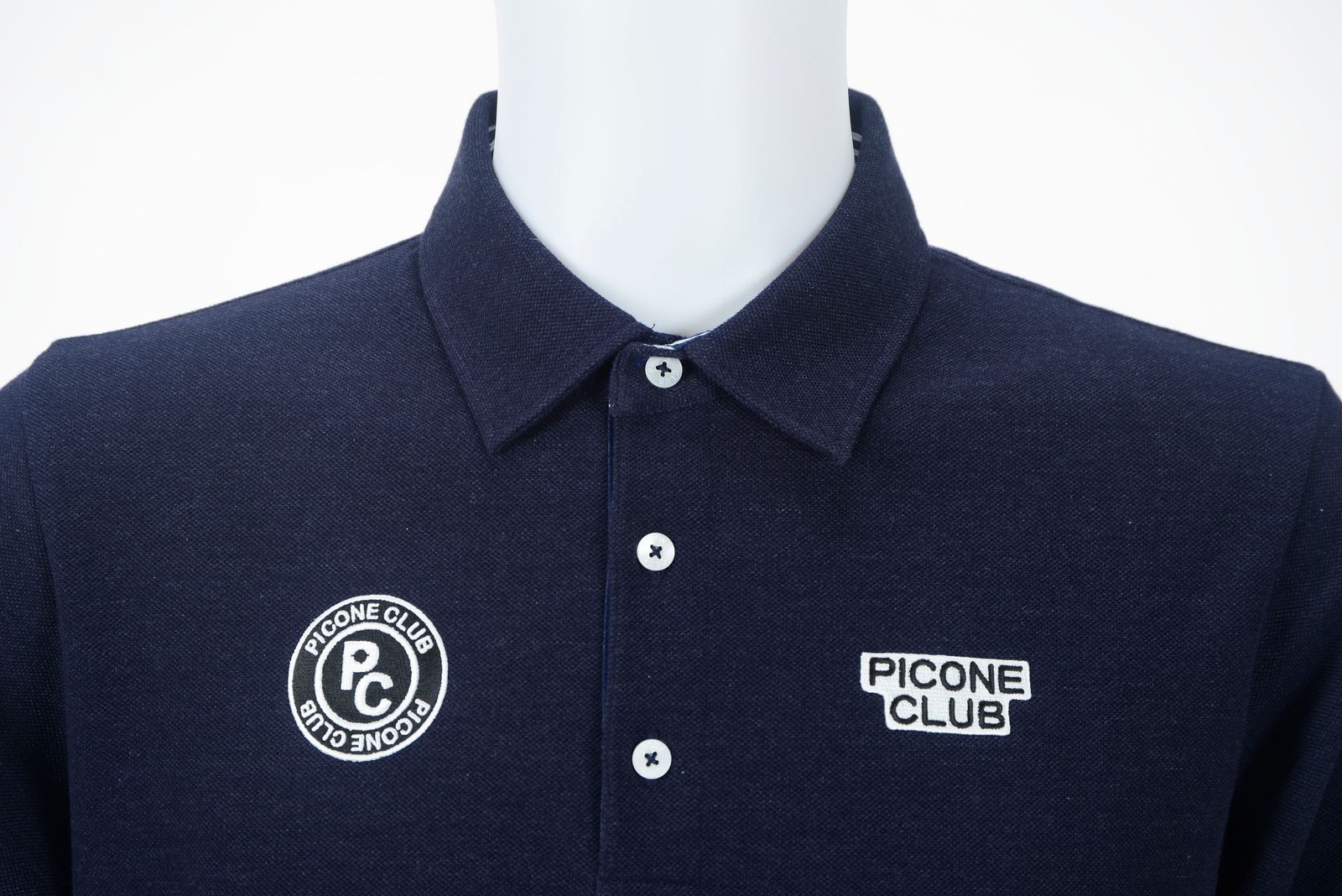 picone club - 長袖ポロシャツ | ネイビー | メンズ | ゴルフウェア
