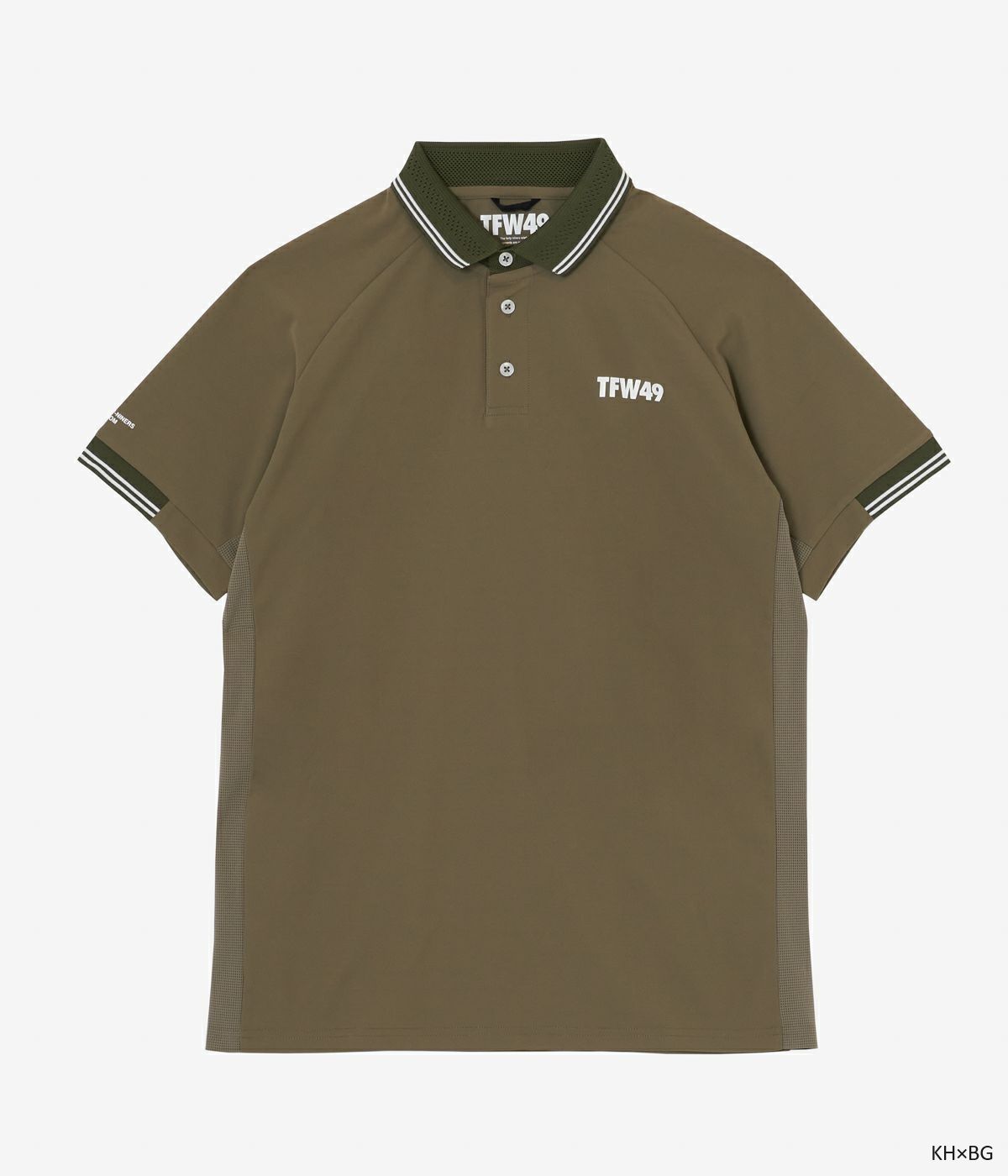 TFW49 - LINE SLEEVE POLO | ポロシャツ | チャコール×チャコール