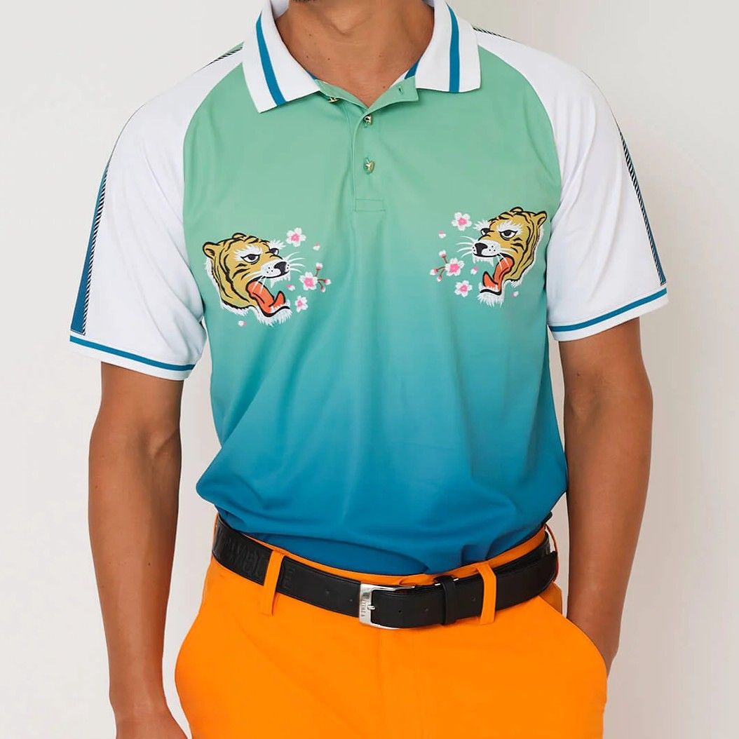 V12 - DG SKA POLO | ポロシャツ | ブルー | メンズ | ゴルフウェア