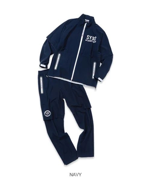 SY32 by SWEET YEARS - 2.5L LAMINATE STRETCH RAIN SUIT | レイン