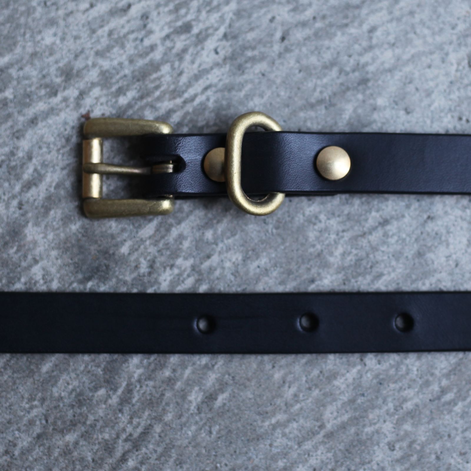 YOKO SAKAMOTO - 【残りわずか】Standard Belt Slim(BLACK×SILVER