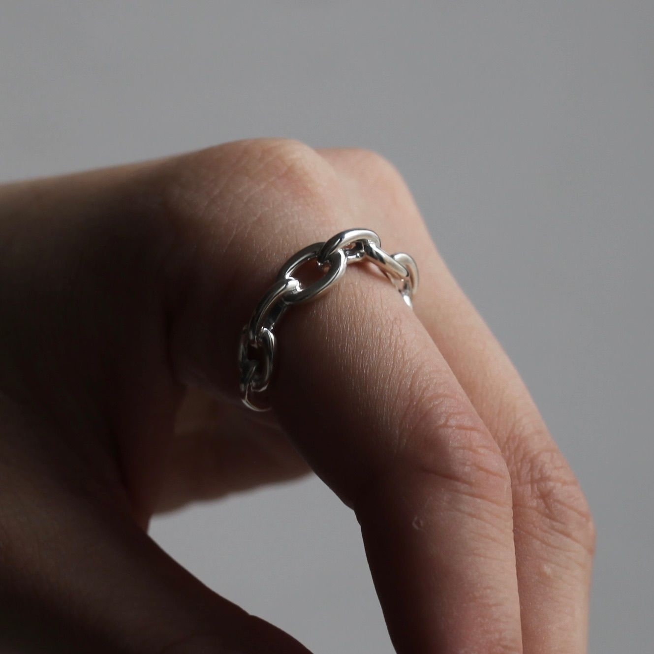 Garden of Eden - 【残り一点】Oval Link Ring(SILVER) | ACRMTSM