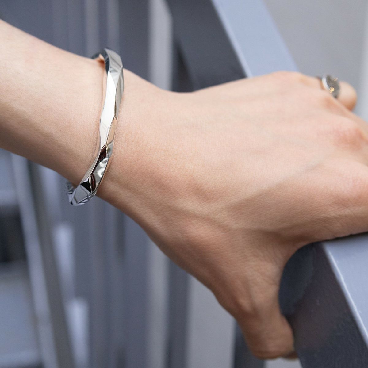 ガルニ ブレスレット レザー シルバー GARNI