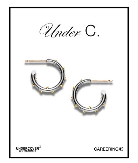 CAREERING × UNDERCOVER 『 薔薇の棘がモチーフのフープピアス
