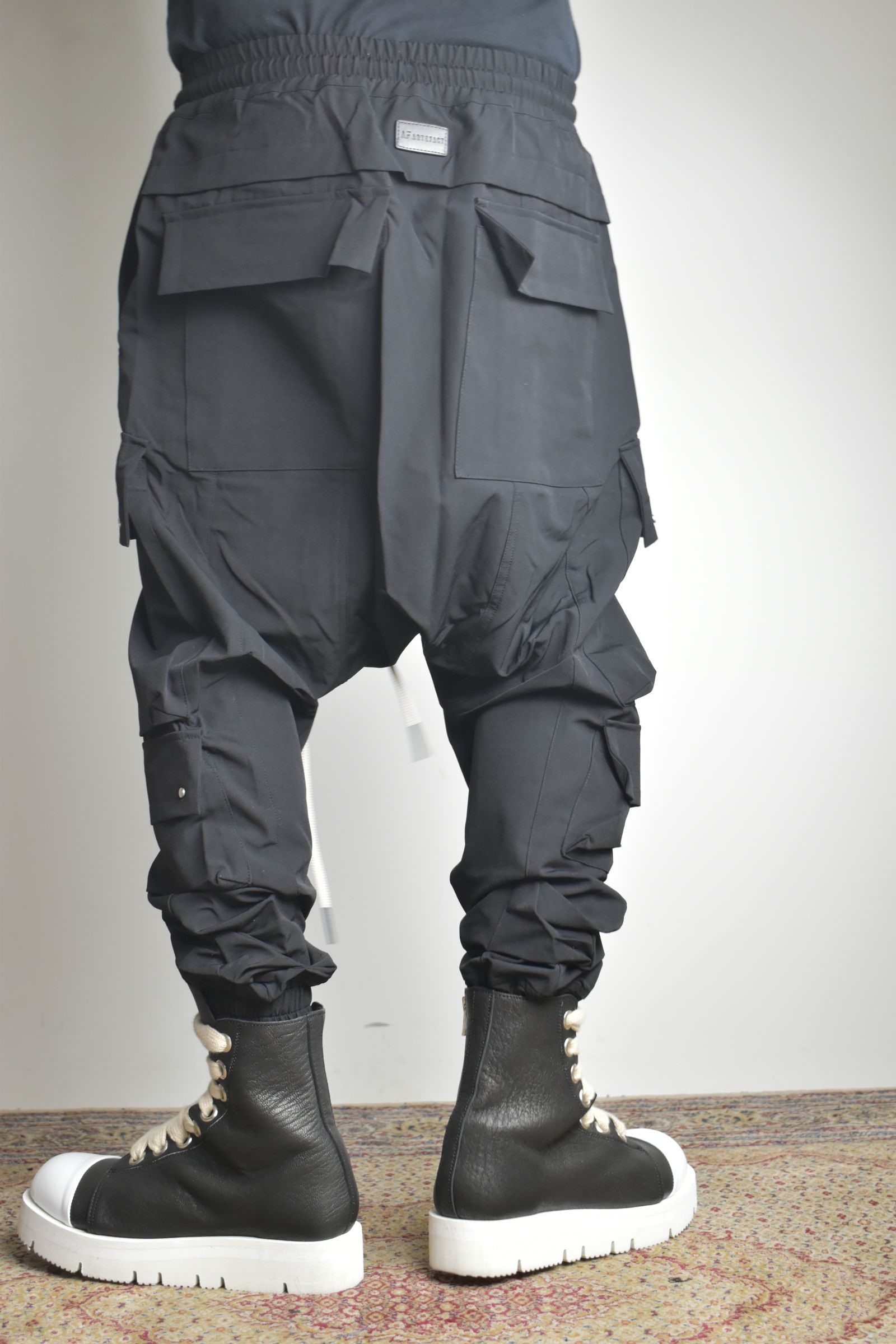 A.F ARTEFACT - Stretch Nylon Military Sarouel Pants