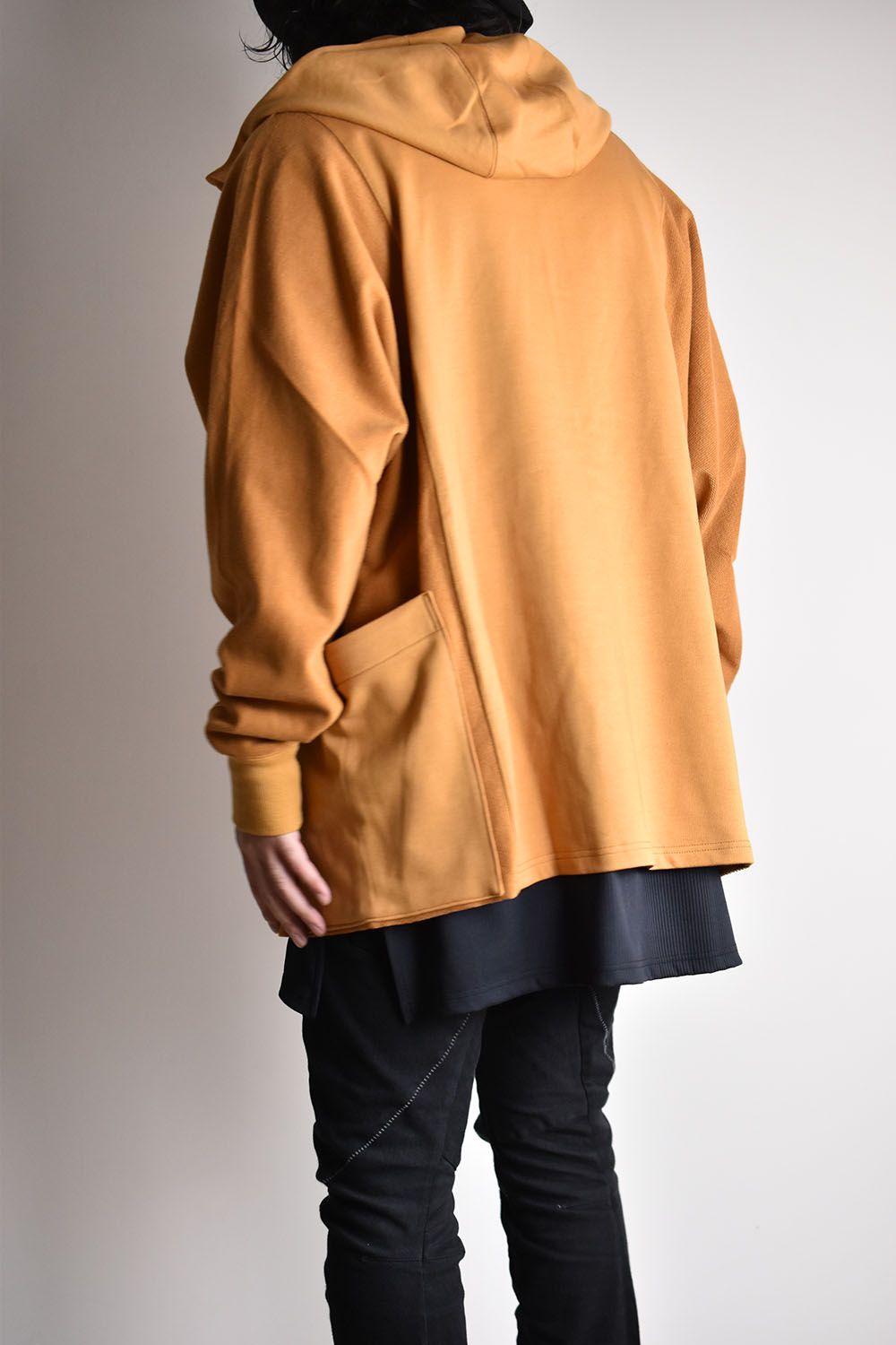prasthana - Revers Dolman Sleeve Zip Parka