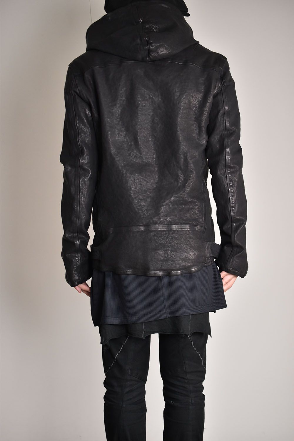 ISAMU KATAYAMA BACKLASH - Japan Calf Garment Wash Hoodie Riders