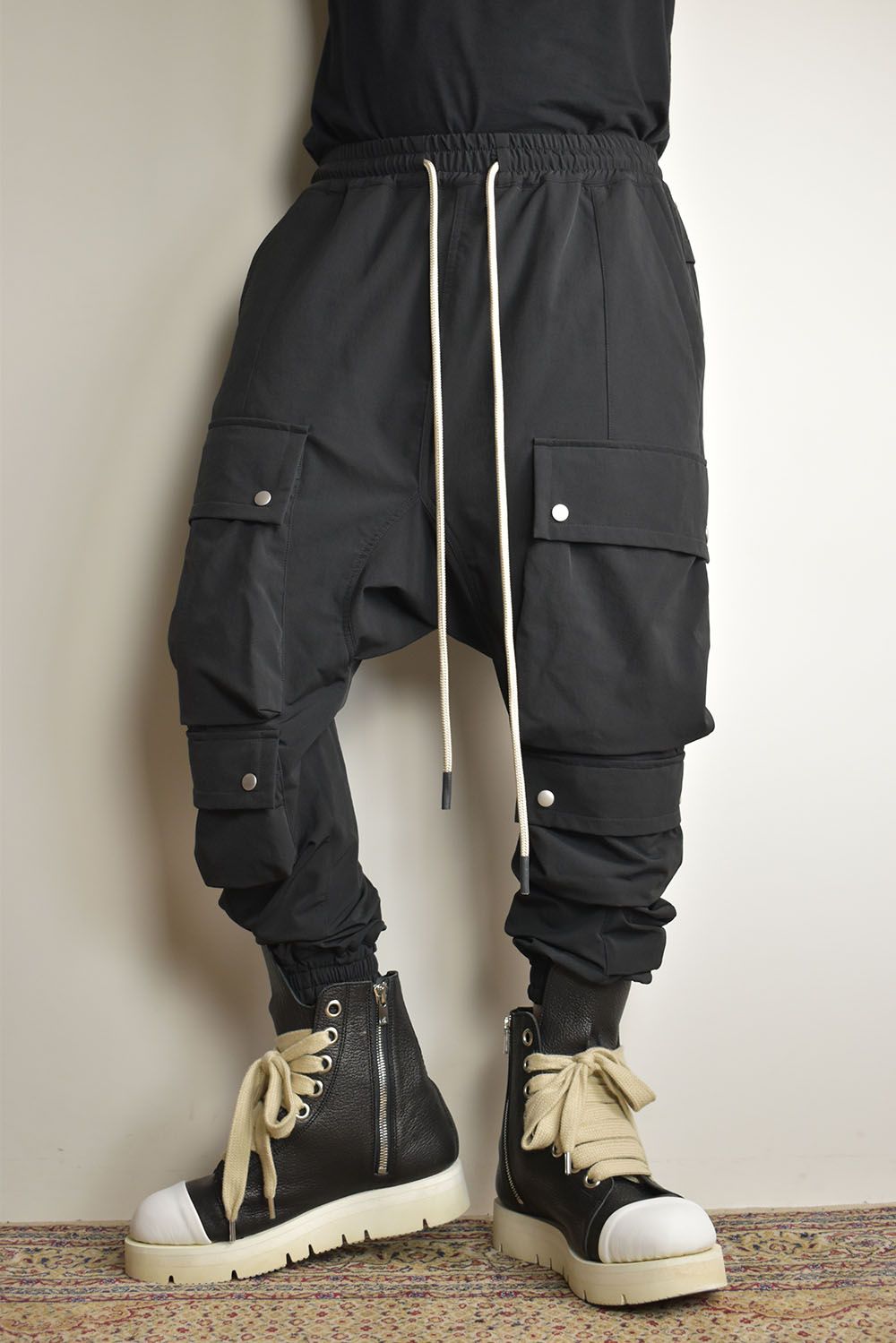 A.F ARTEFACT - Stretch Nylon Military Sarrouel Pants