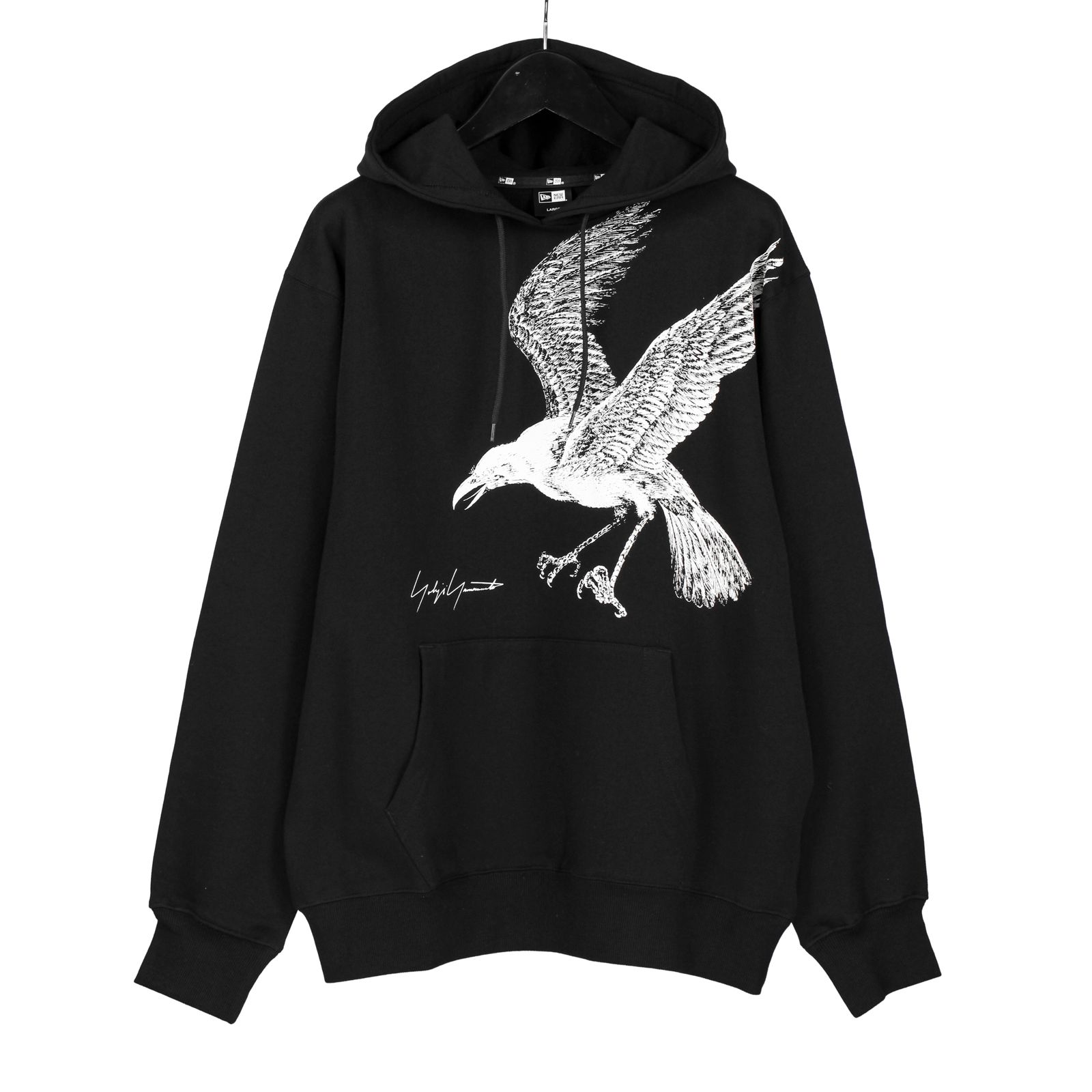 yohji yamamoto - pour homme × NEW ERA CROW PRINT SWEAT PULLOVER