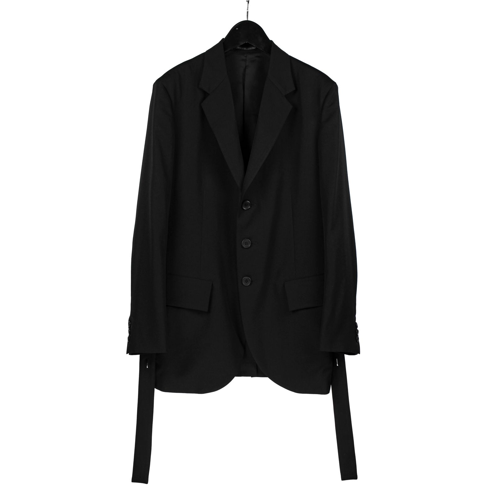 yohji yamamoto - pour homme 後ろプリーツ背抜きJ / HZ-J32-100