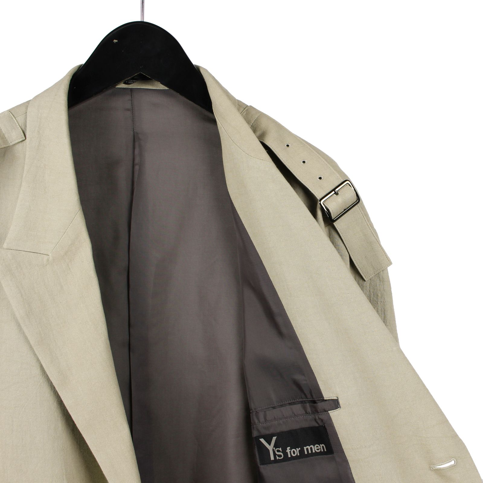 yohji yamamoto - Y's for men | COTTON LINEN VIYELLA 2-BUTTONS