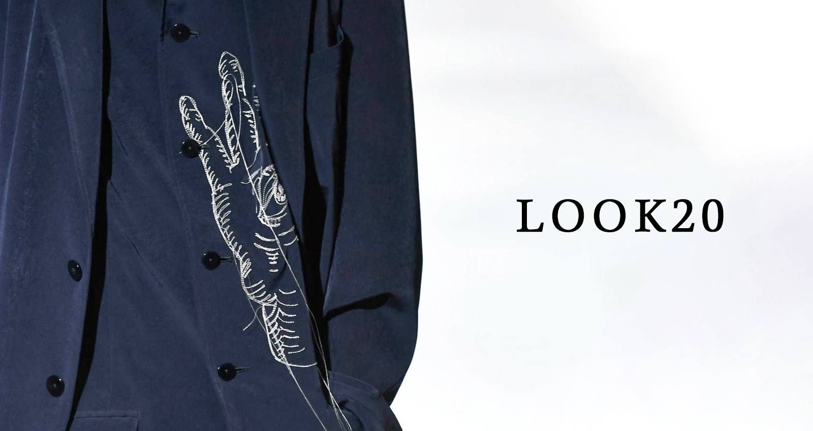 Yohji Yamamoto 朝倉優佳 刺繍作品 - ヨウジ ヤマモト [RUFUS