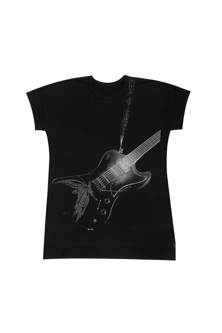 kiryuyrik - Drop Shoulder T-shirt / Blackロング 【SGZ × kiryuyrik