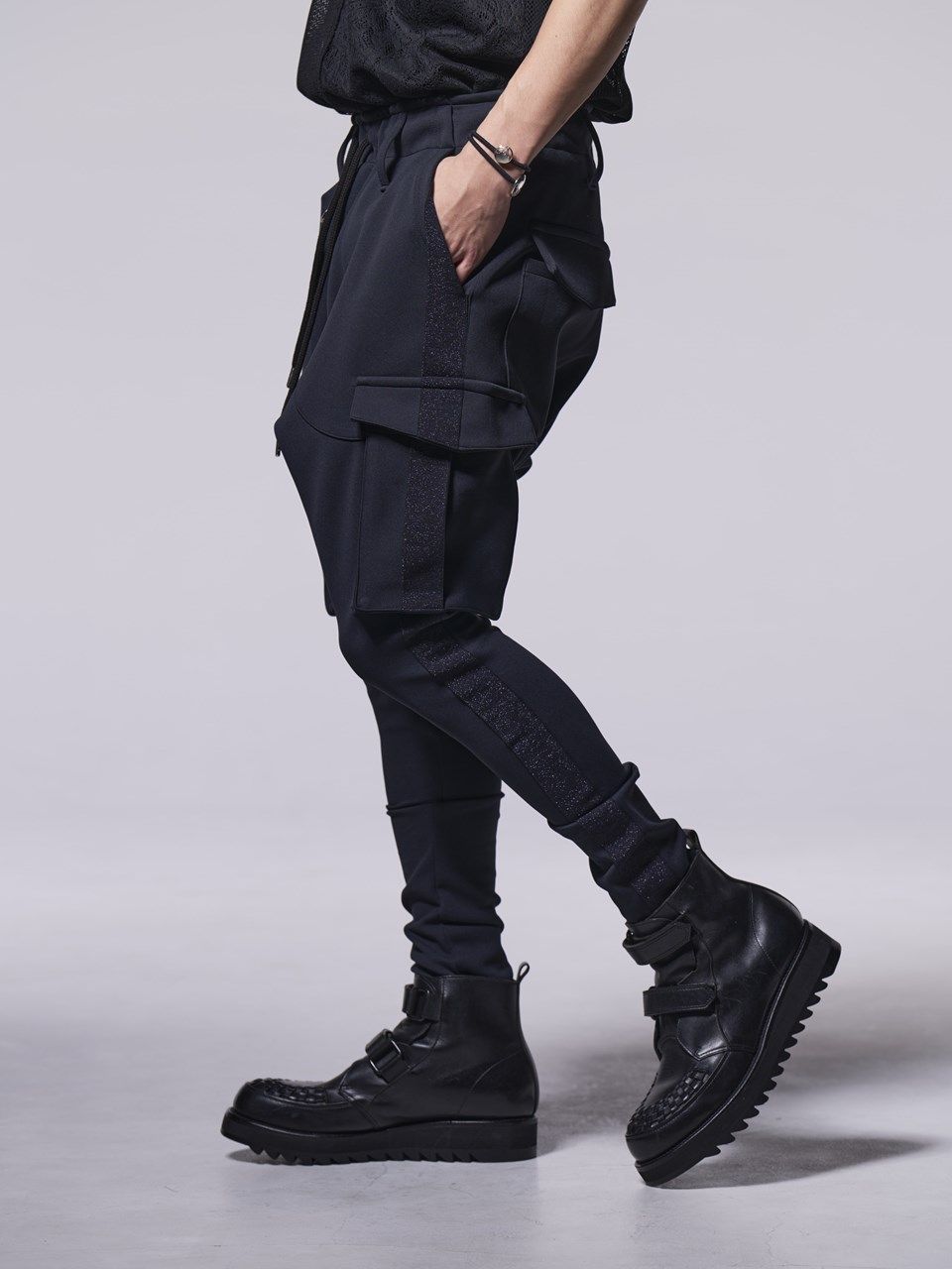 kiryuyrik - 《予約品》 Line Sarouel Pants / ラインサルエルパンツ