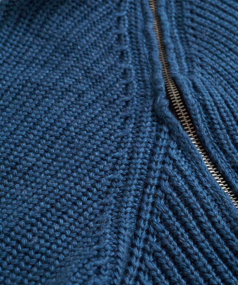 NO ID. - アシンメトリーZIPニットタートルネックCD【NO ID.】 | BRYAN