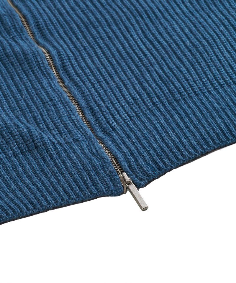 NO ID. - アシンメトリーZIPニットタートルネックCD【NO ID.】 | BRYAN