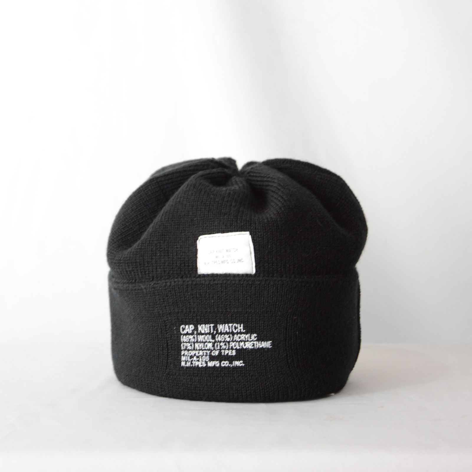 N.HOOLYWOOD - BEANIE （BLACK） / ニット帽 ビーニー （ブラック