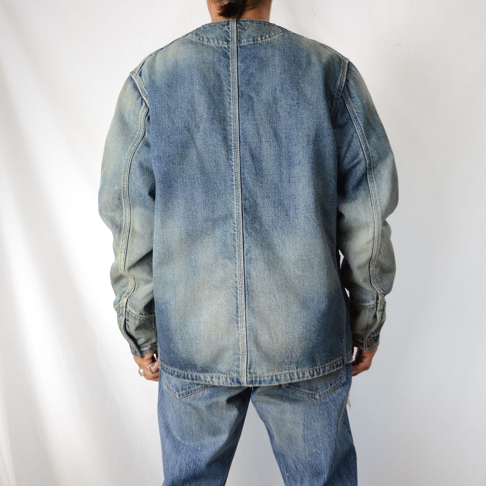 MINEDENIM - Blanket Lining Nocollar Coverall （USD