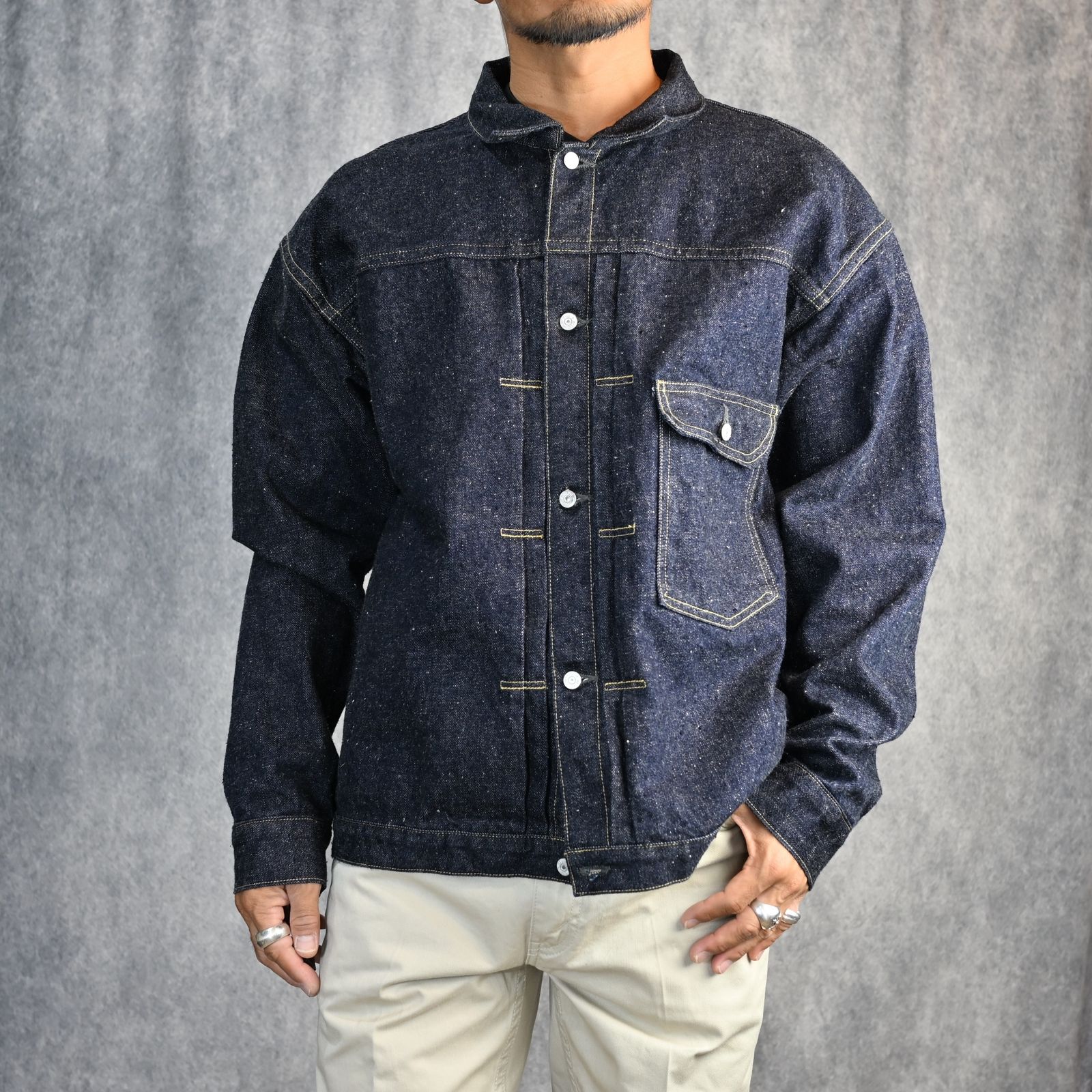New Manual - #012 LV 36's T-BACK JACKET ONE-WASHED （INDIGO