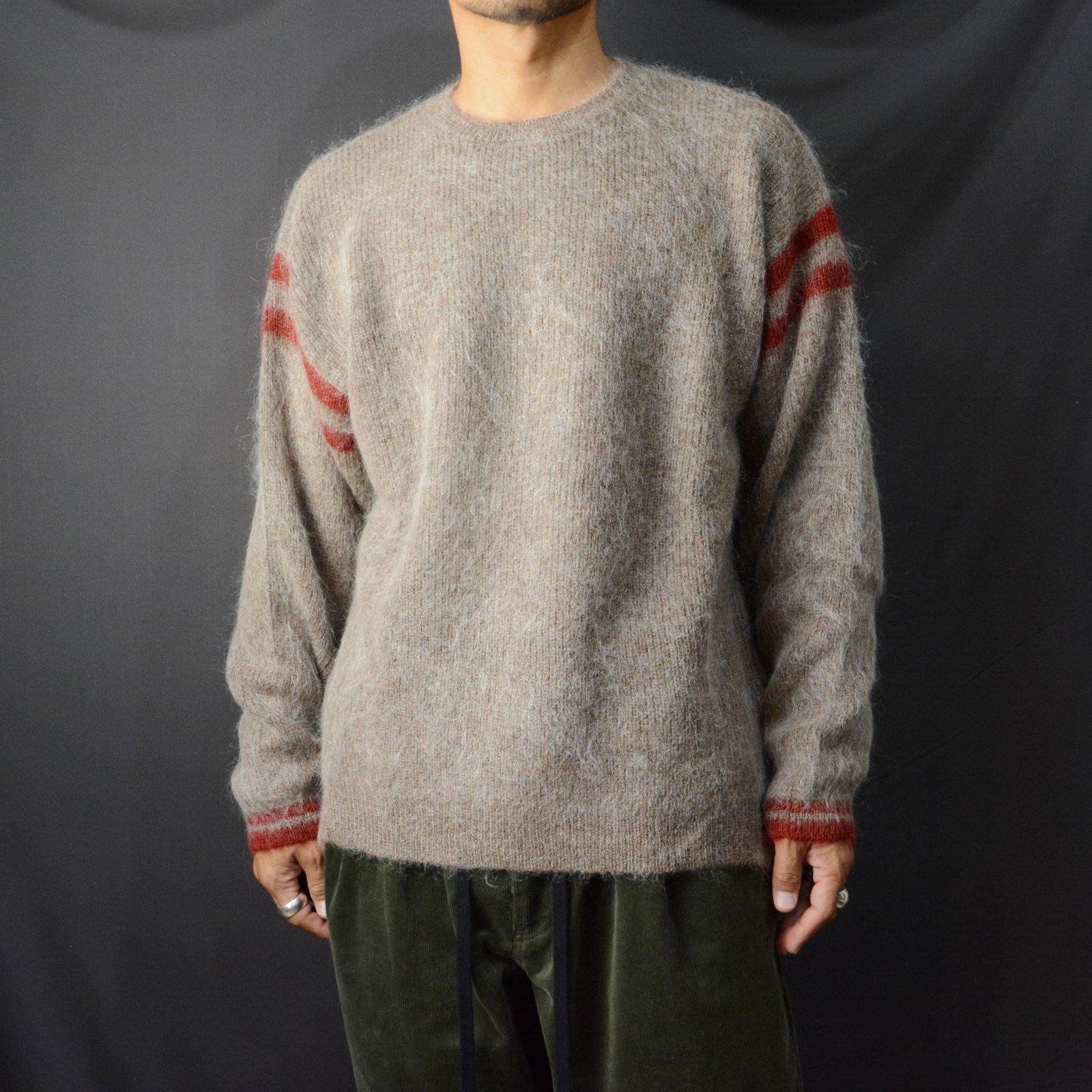 ISAMU KATAYAMA BACKLASH - モヘア プルオーバーニット （BROWN