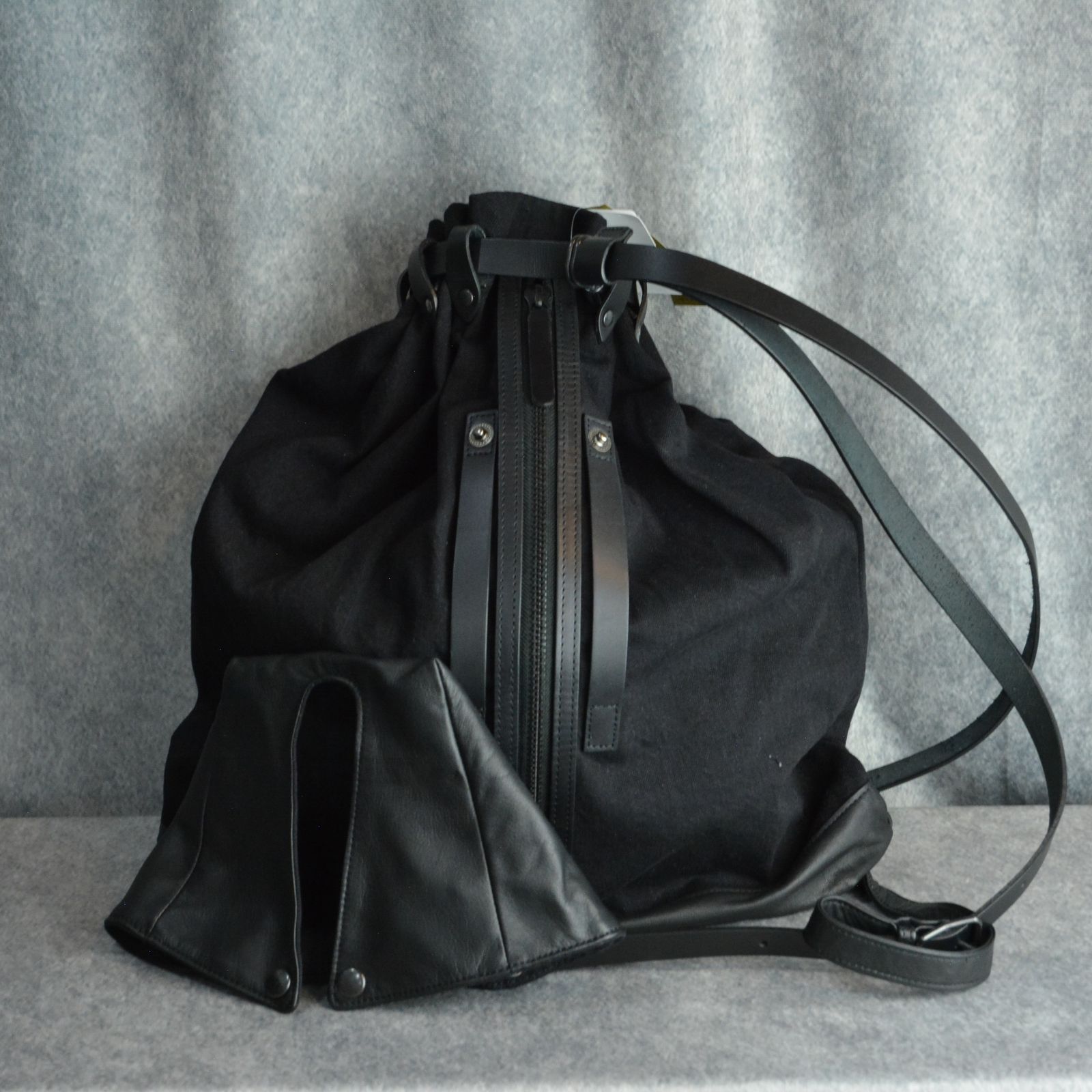 こう様オーダーワンダラウト YO chair用バッグブラック8号帆布生地2点