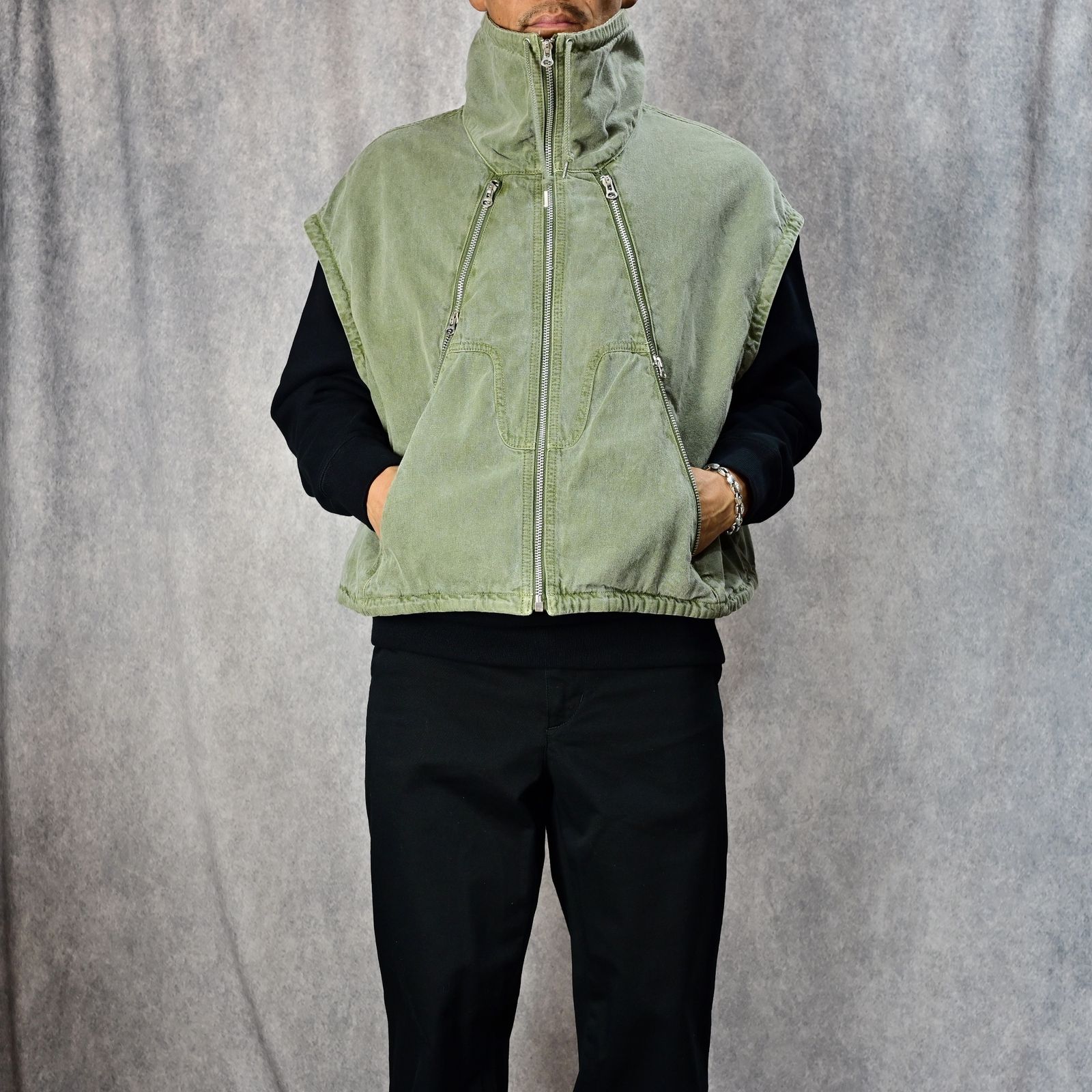 22aw MINEDENIM OLDPARK ライダース モッズコート