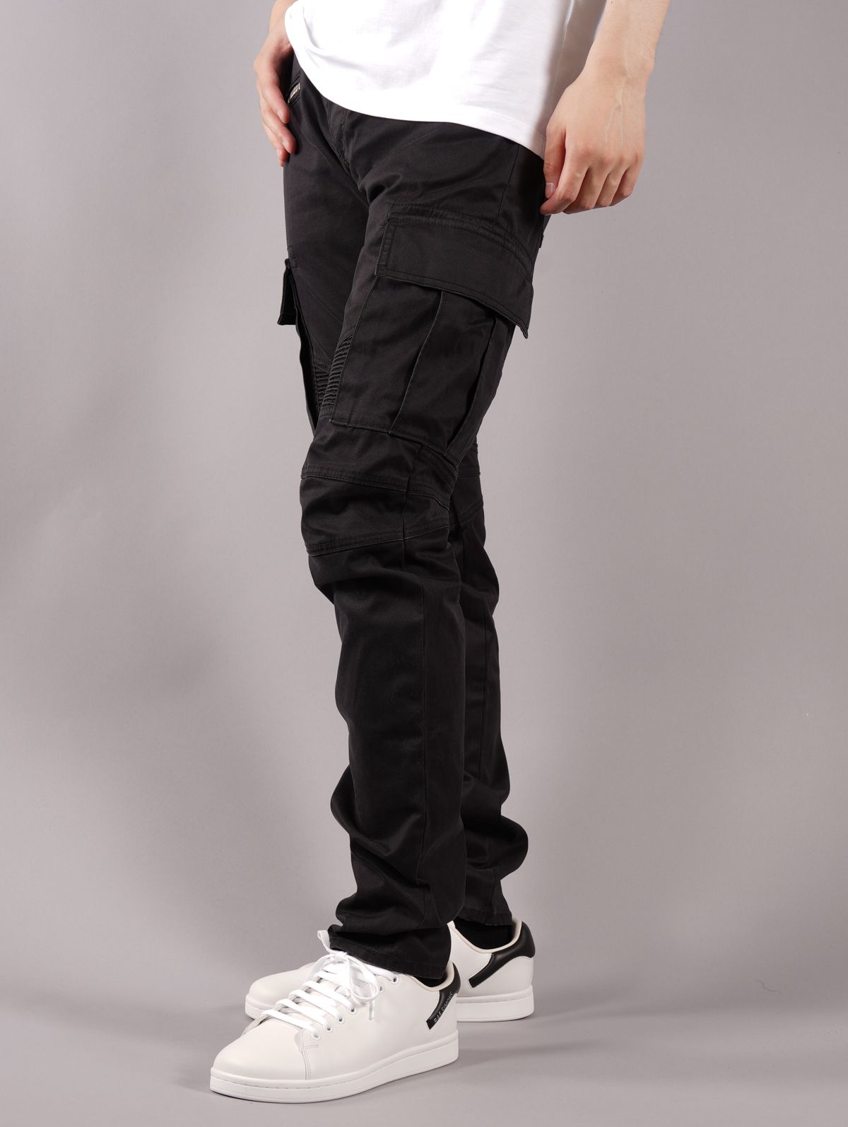 BALMAIN - BH1 PANTS DENIM CARGO TAPERED / コットン カーゴパンツ
