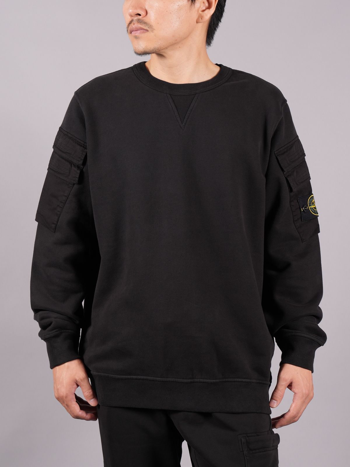 STONE ISLAND ストーンアイランド ハーフジップ スウェット L 【公式通販】