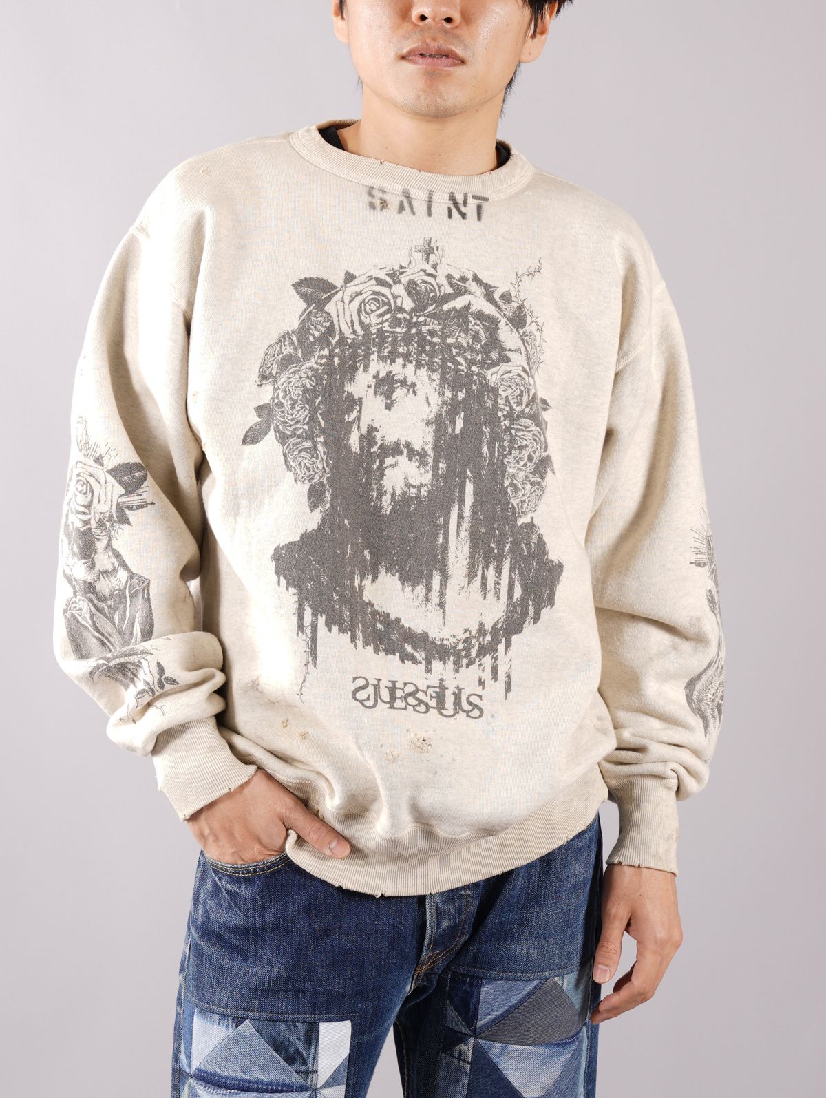 SAINT M×××××× - ラスト1点 / SM-S22-0000-078 / スウェットシャツ