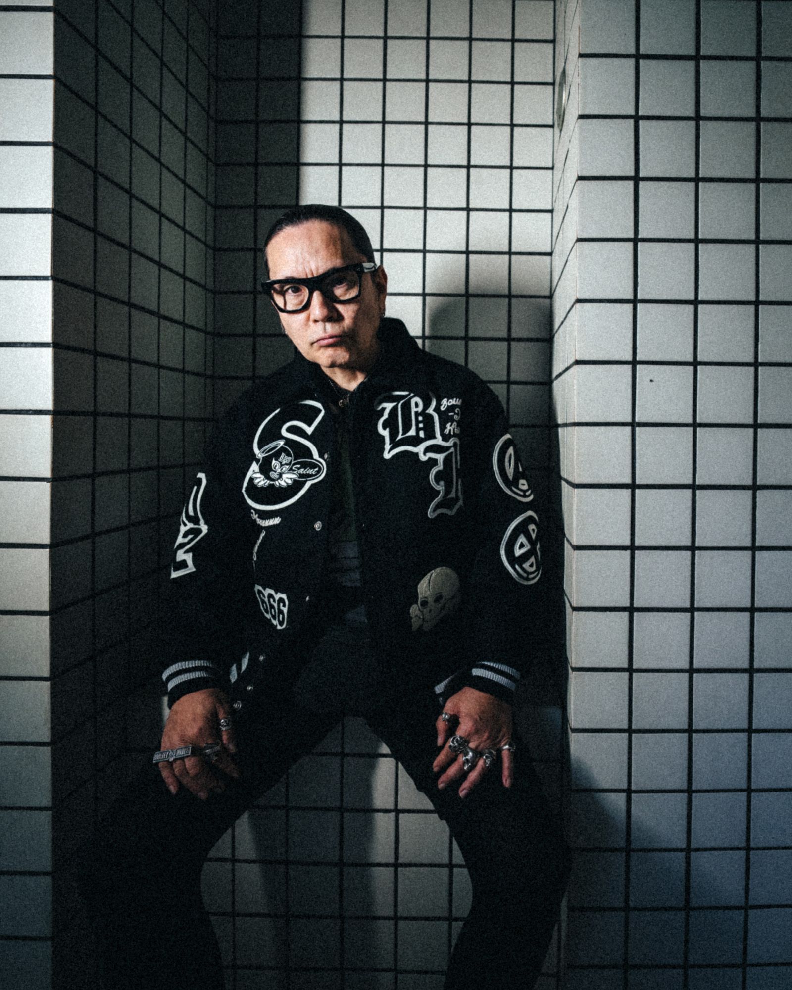 SAINT M×××××× - 【コラボ】SM-MK8-0000-C34 / BH_VARSITY JKT / SNT