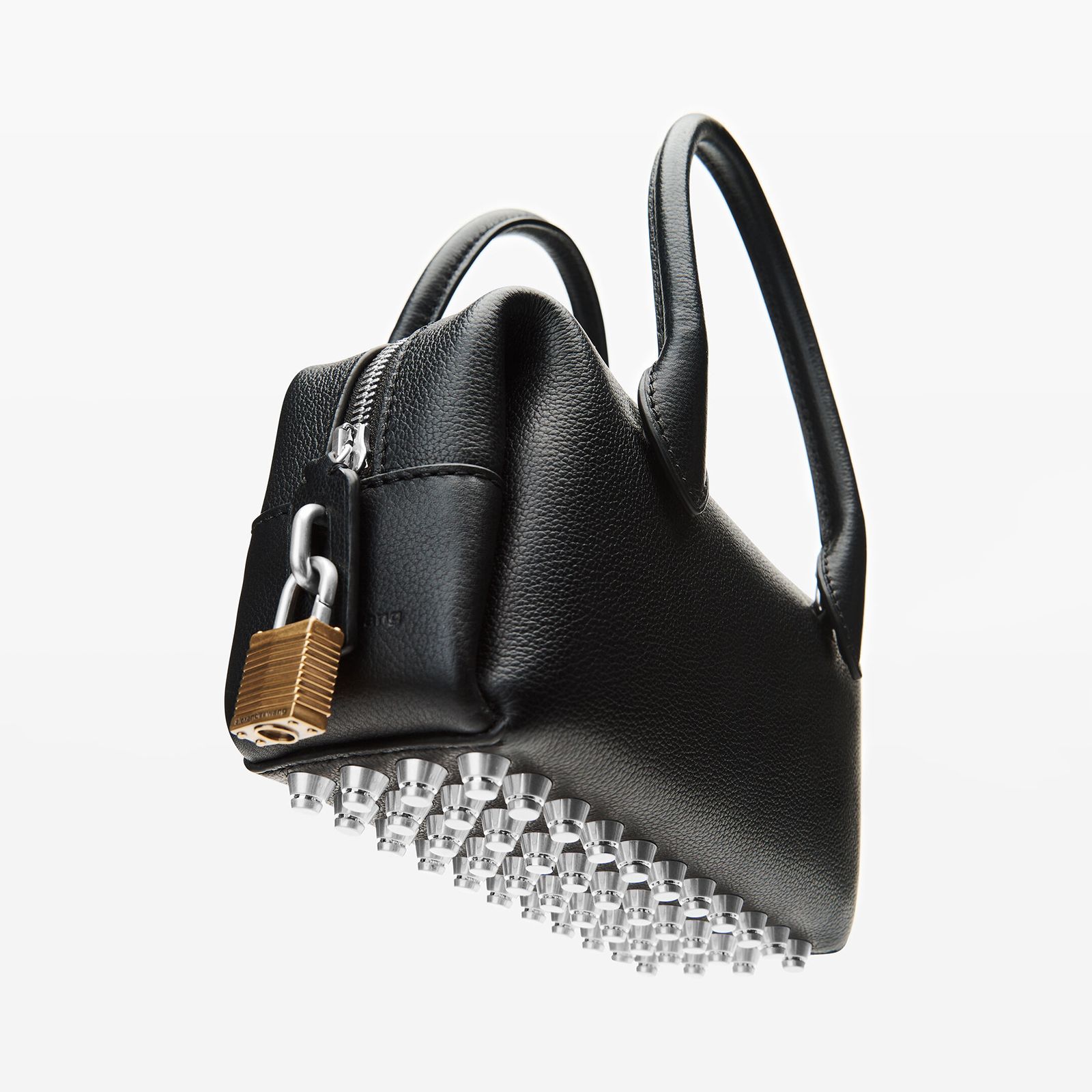 alexander wang - 【ラスト1点】Roux ブラックレザー スモールトップ