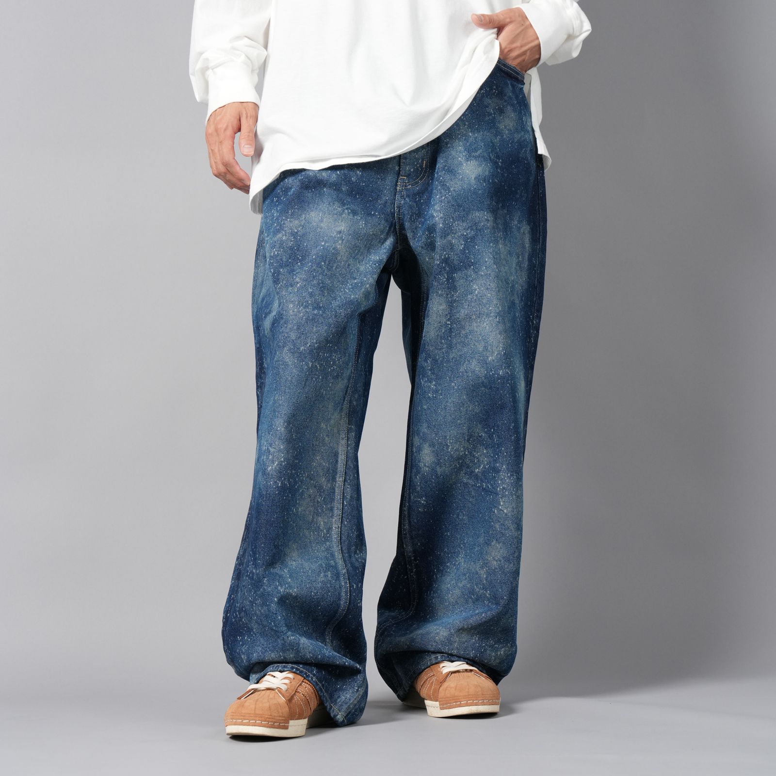 FACETASM - 【ラスト1点】GALAXY DENIM BIG HEART PANTS