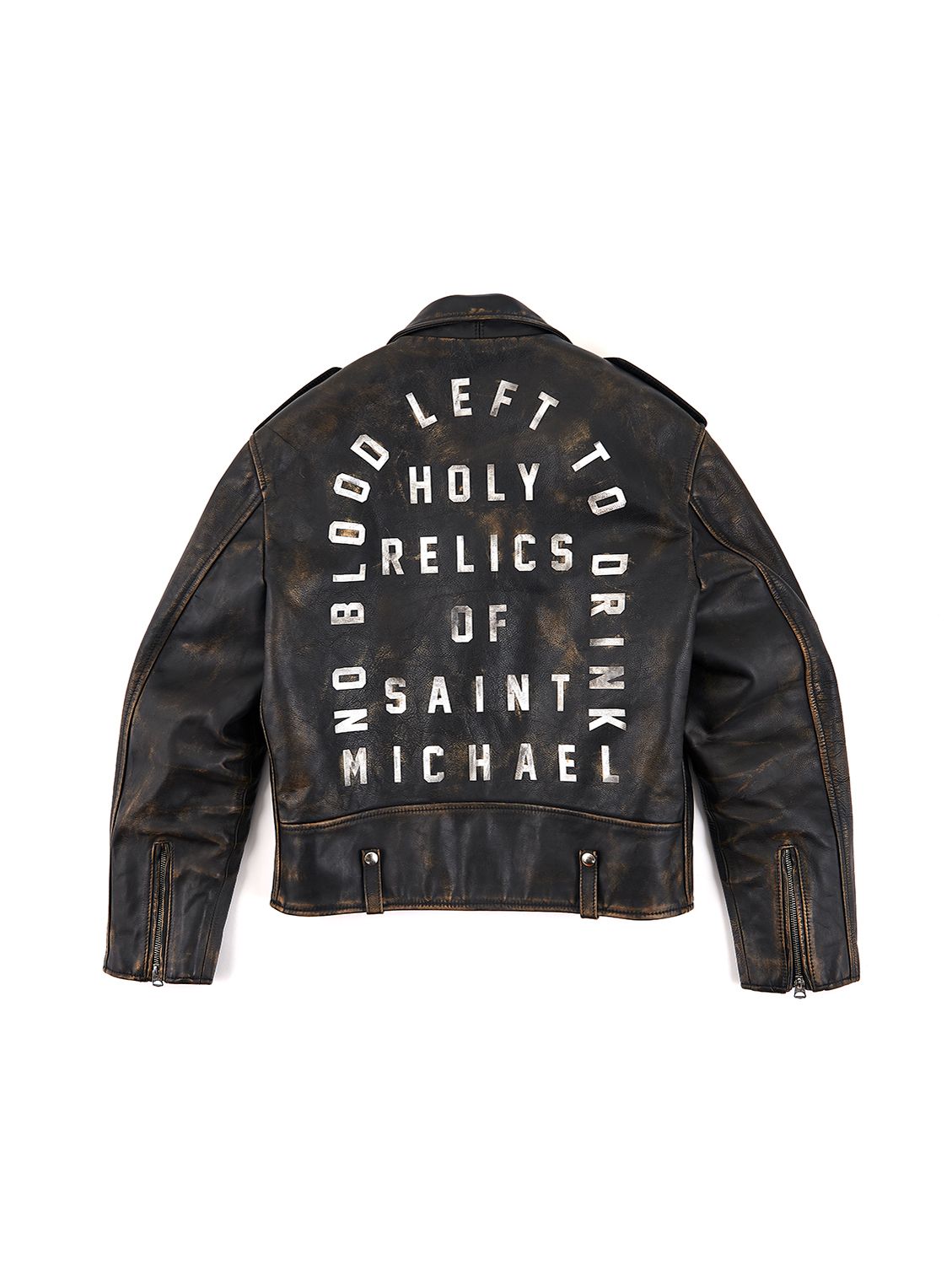 SAINT M×××××× - SM-A20-0000-028 / STMxSCHOTT LEATHER JKT / レザー