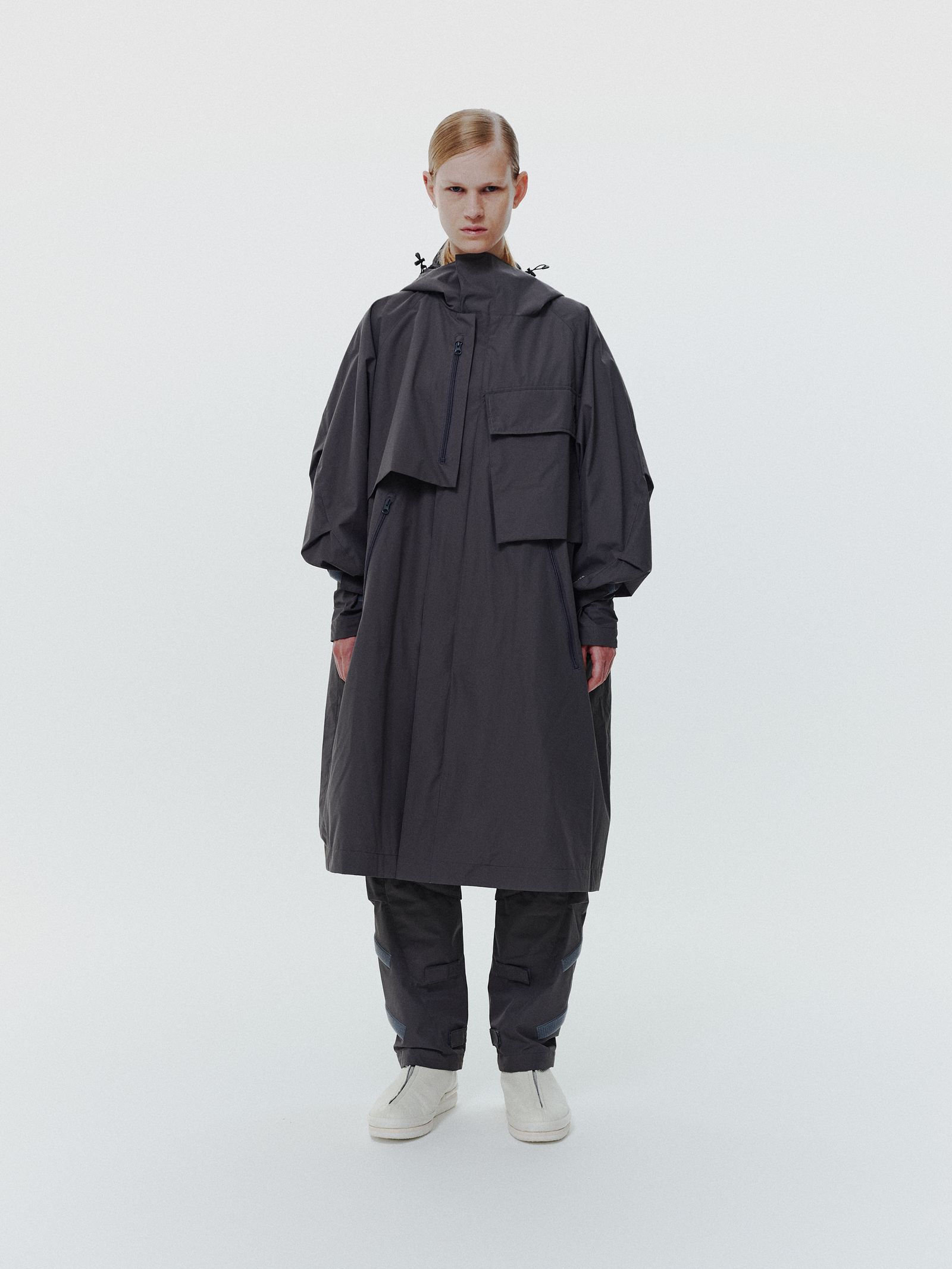 D-VEC （ディーベック） ブラック ロング丈 モッズコート D-VEC