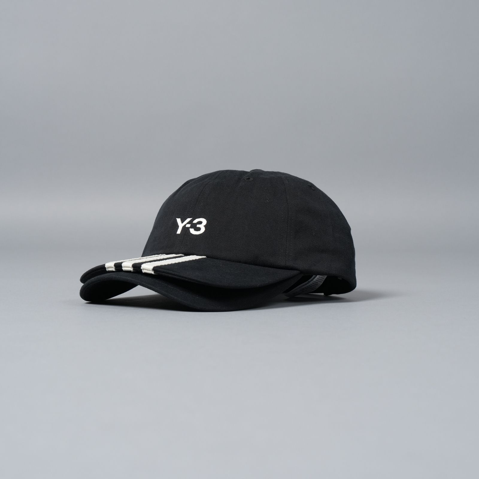 Y-3 - Y-3 3S CAP / スリーストライプキャップ (ブラック) | Confidence