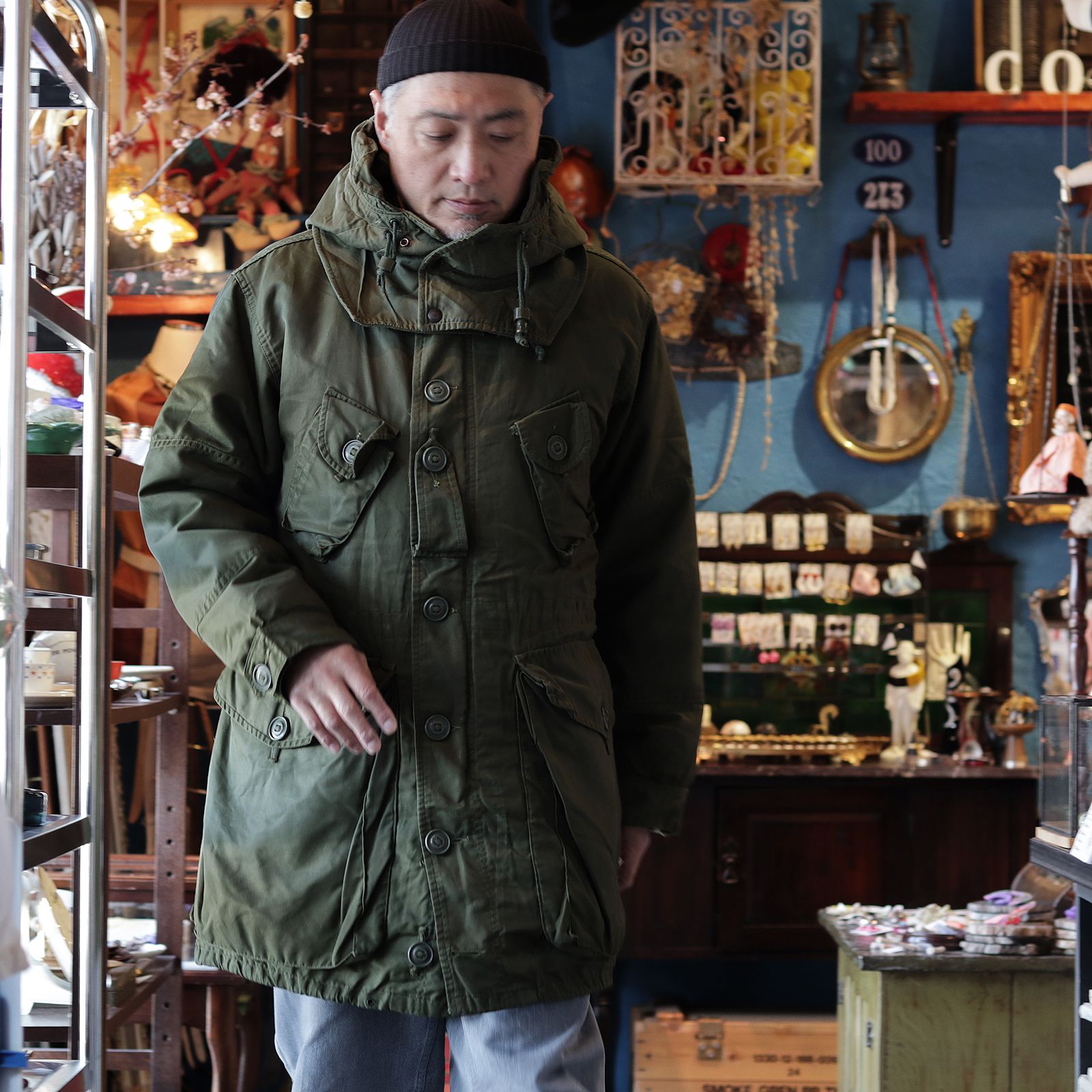 カナダ軍 ECWコンバットパーカー フルセット」ユーズド カナダ 1980