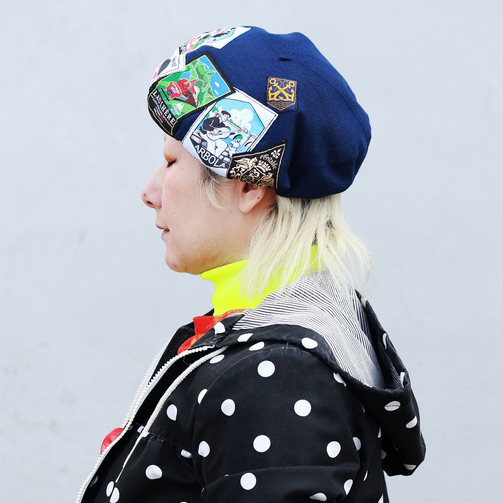 LAULHERE - 「MILLESIME Blue Laulhere」コットンバスクベレー | corne