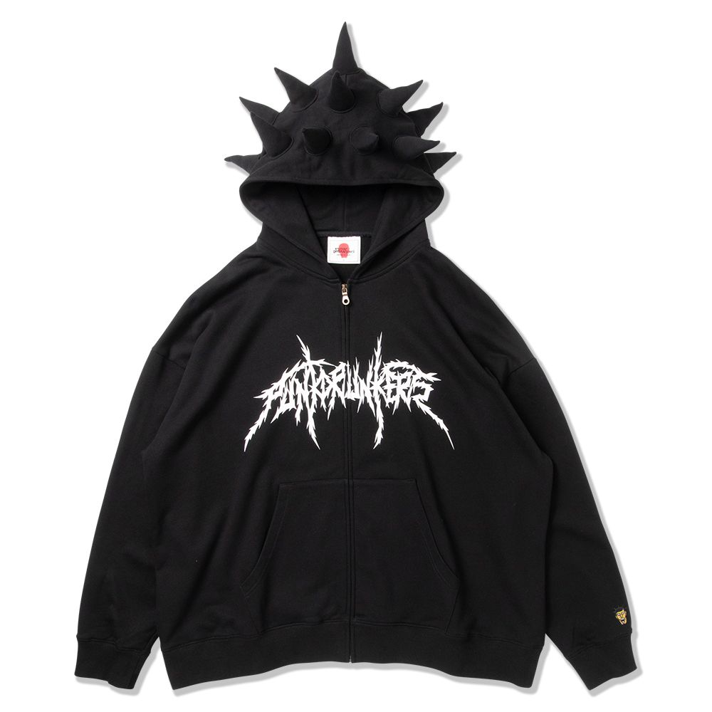 PUNK DRUNKERS - トゲトゲZIPパーカ | DOLL