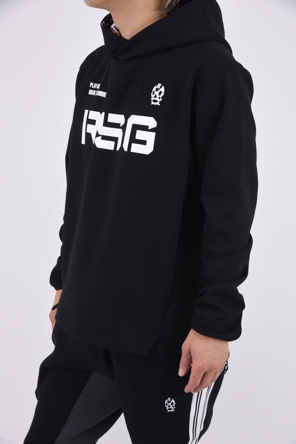 RUSSELUNO GOLF】新品 マスクフーディ 8ボールパーカー メンズL 新品