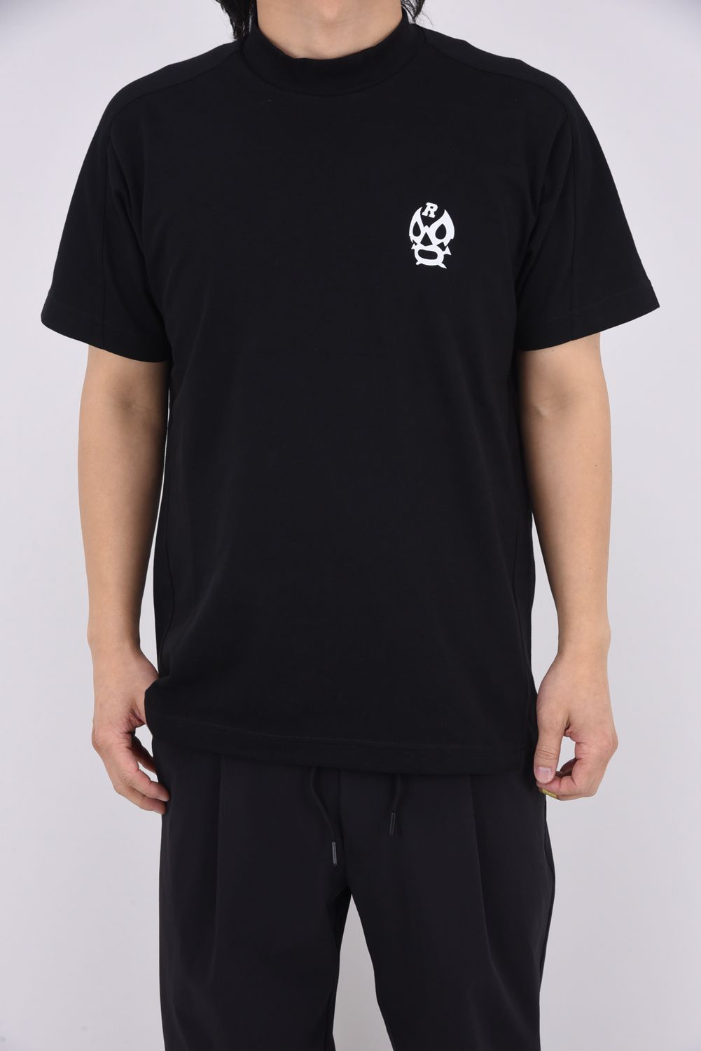 Russeluno ラッセルノ ルチャマスク モックネック 長袖 ブラック 5